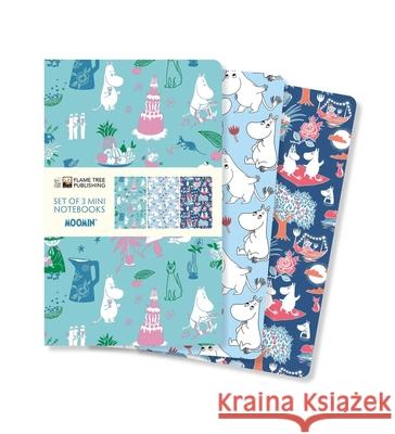 Moomin Classics Set of 3 Mini Notebooks  9781804171967 FLAME TREE STATIONERY
