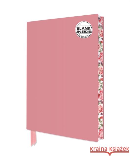 Baby Pink Blank Artisan Notebook (Flame Tree Journals)  9781804172827 Flame Tree Publishing