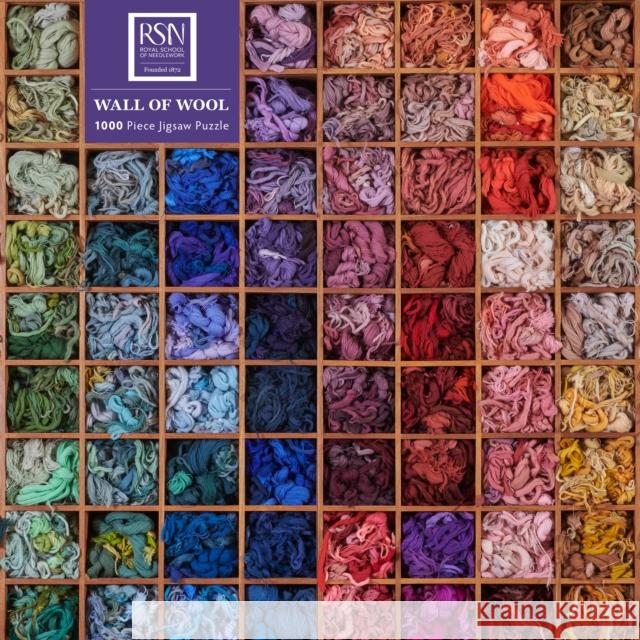 Adult Jigsaw Puzzle: Royal School of Needlework: Wall of Wool: 1000-Piece Jigsaw Puzzles Flame Tree Studio 9781804173169 Flame Tree Publishing