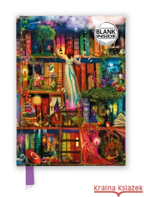 Aimee Stewart: Treasure Hunt Bookshelves (Foiled Blank Journal) Flame Tree Studio 9781804175248 Flame Tree Publishing