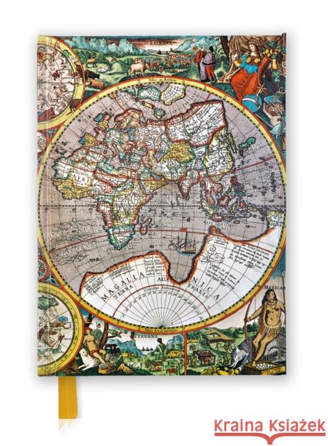 Pieter van den Keere: Antique Map (Foiled Journal)  9781804176238 Flame Tree Gift