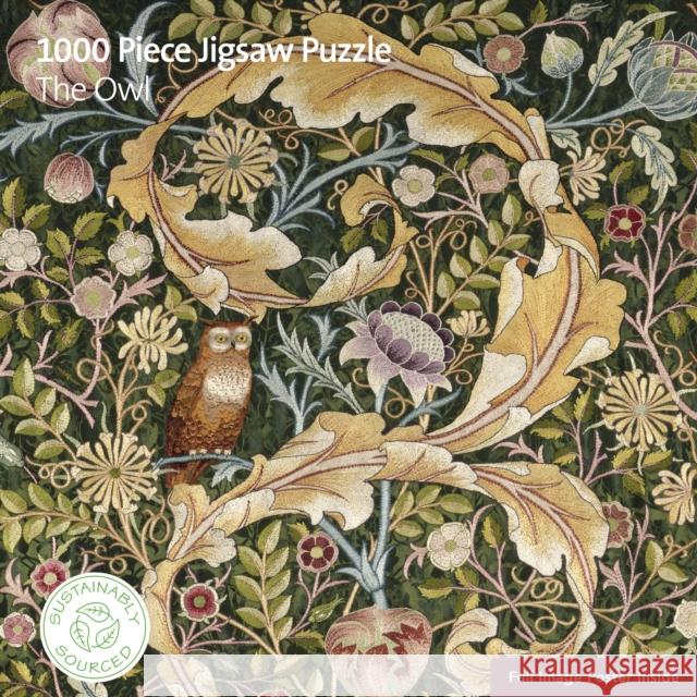Adult Sustainable Jigsaw Puzzle V&A: The Owl  9781804176276 Flame Tree Publishing