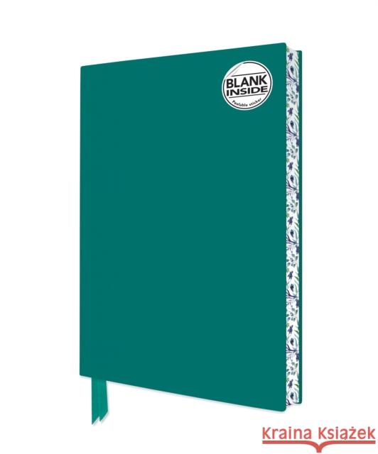 Teal Blank Artisan Notebook (Flame Tree Journals)  9781804176993 Flame Tree Publishing