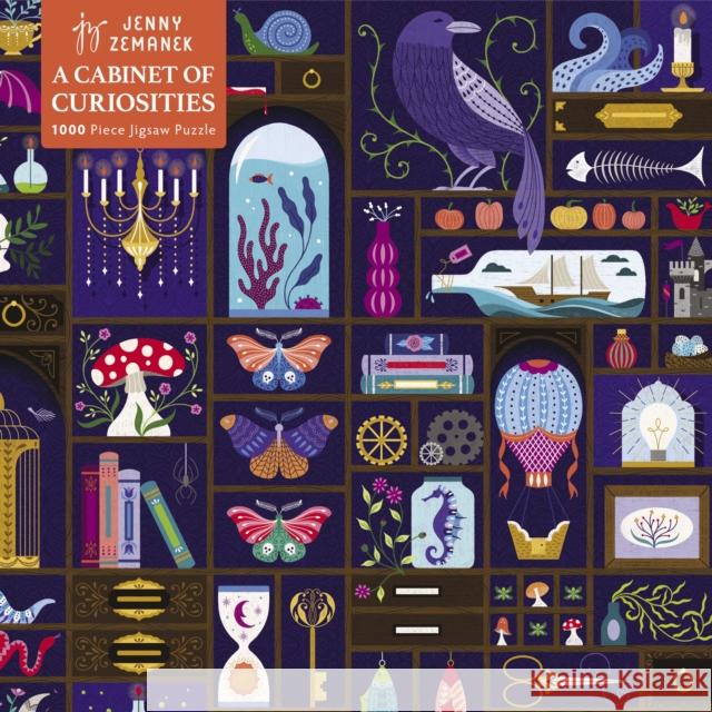 Adult Jigsaw Puzzle: Jenny Zemanek: A Cabinet of Curiosities  9781804177655 Flame Tree Publishing