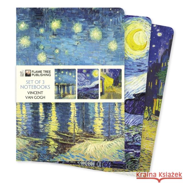 Vincent van Gogh Set of 3 Standard Notebooks  9781804178386 Flame Tree Publishing