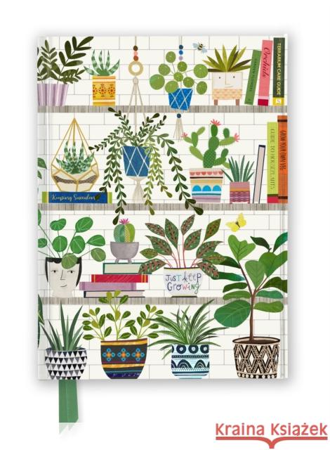 Georgia Breeze: Books & Plants (Foiled Journal) Flame Tree Studio 9781804178591 Flame Tree Publishing