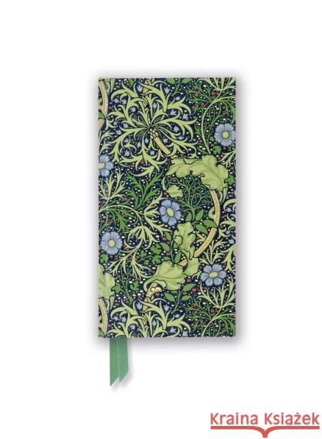 William Morris: Seaweed (Foiled Slimline Journal) Flame Tree Studio 9781804179154 Flame Tree Publishing