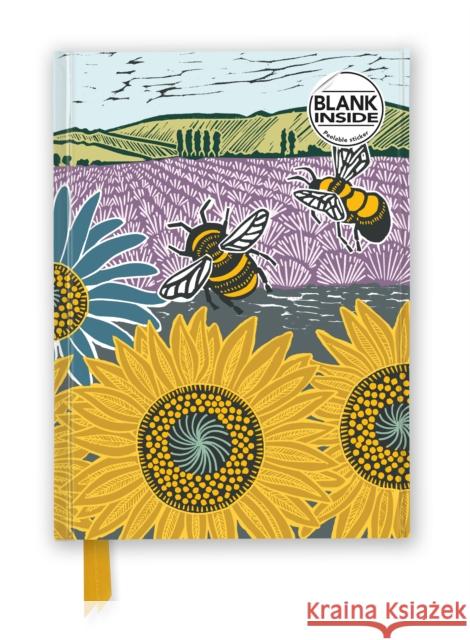 Kate Heiss: Sunflower Fields (Foiled Blank Journal) Flame Tree Studio 9781804179567 Flame Tree Publishing