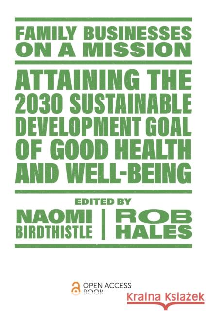 Attaining the 2030 Sustainable Development Goal of Good Health and Well-Being  9781804552124 Emerald Publishing Limited