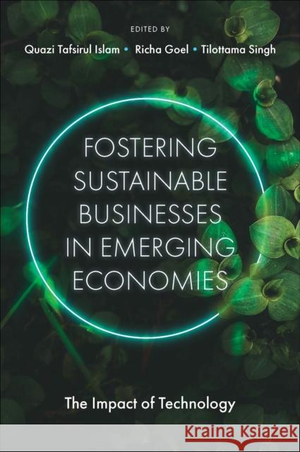 Fostering Sustainable Businesses in Emerging Economies  9781804556412 Emerald Publishing Limited