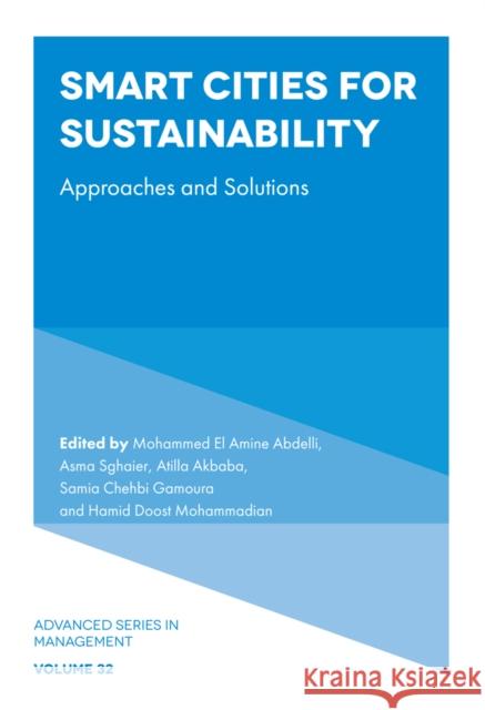 Smart Cities for Sustainability  9781804559031 Emerald Publishing Limited