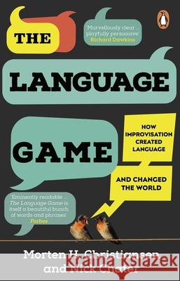 The Language Game: How improvisation created language and changed the world Nick Chater 9781804991008 Transworld Publishers Ltd