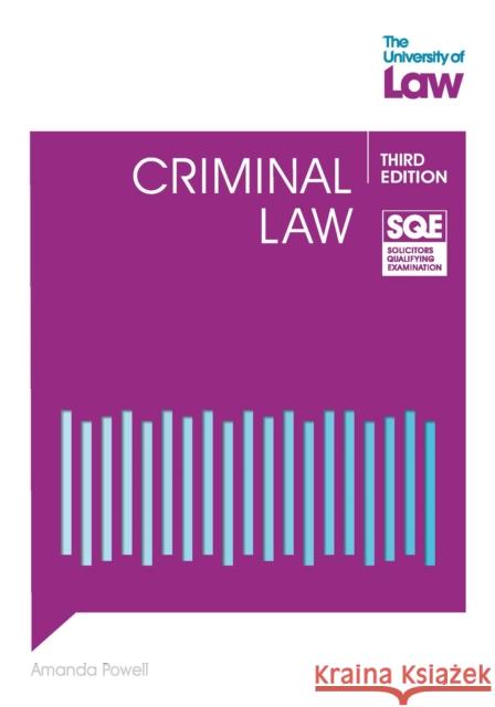 SQE - Criminal Law 3e Amanda Powell 9781805020080