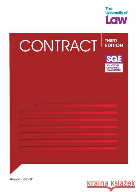 SQE - Contract 3e Alison Smith 9781805020448