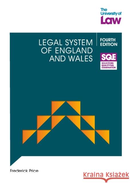 SQE - Legal System of England and Wales 4e Carl Price 9781805021223 The University of Law Publishing Limited