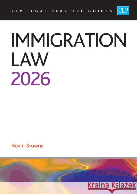 Immigration Law 2026 Browne 9781805021902