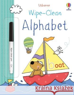 Wipe-Clean Alphabet Jessica Greenwell Stacey Lamb 9781805070184 Usborne Books
