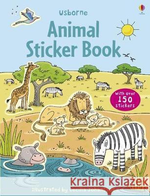 First Sticker Book Animals Jessica Greenwell 9781805070207 Usborne Books