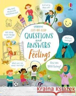 Lift-The-Flap Questions and Answers about Feelings Lara Bryan Shelly Laslo 9781805070450 Usborne Books