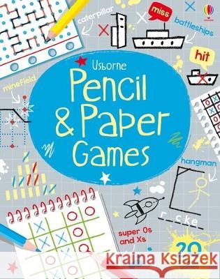 Pencil and Paper Games Simon Tudhope Marc Maynard 9781805070726 Usborne Books