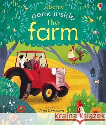 Peek Inside the Farm Anna Milbourne Olga Demidova 9781805071549