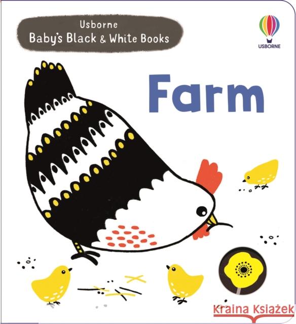 Baby's Black and White Books Farm Mary Cartwright 9781805073635