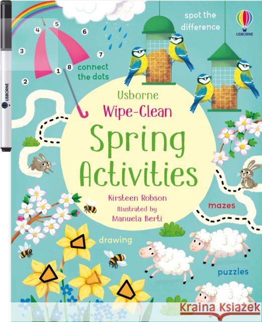 Wipe-Clean Spring Activities Kirsteen Robson 9781805073994