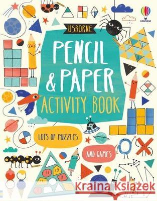 Pencil and Paper Activity Book James MacLaine Lan Cook Tom Mumbray 9781805074144 Usborne Books