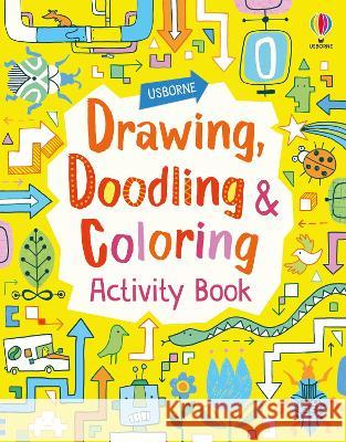 Drawing, Doodling and Coloring Activity Book Fiona Watt James MacLaine Erica Harrison 9781805074182 Usborne Books