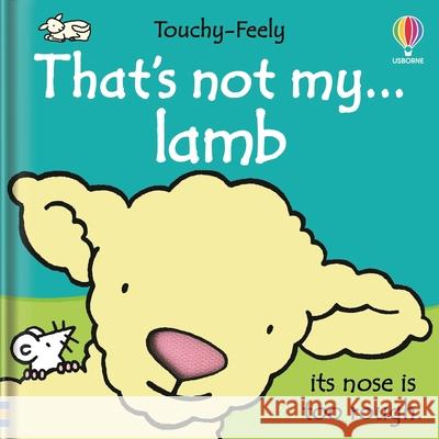 That's Not My Lamb... Fiona Watt Rachel Wells 9781805078333 Usborne Books