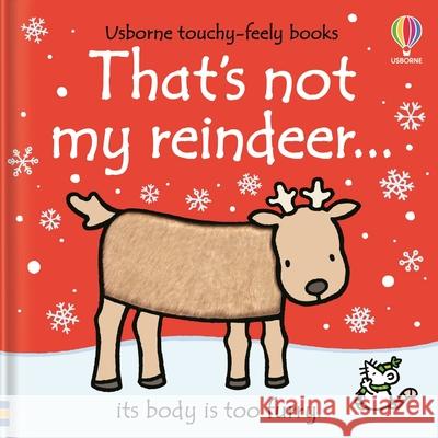 That's Not My Reindeer... Fiona Watt Rachel Wells 9781805078654 Usborne Books