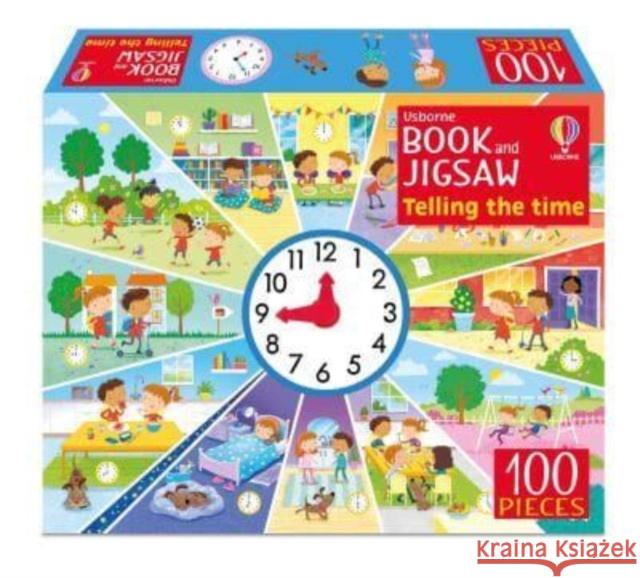 Usborne Book and Jigsaw Telling the Time Kate Nolan 9781805312932 Usborne Publishing Ltd