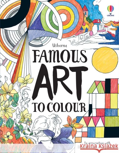 Famous Art to Colour Susan Meredith 9781805314295 Usborne Publishing Ltd