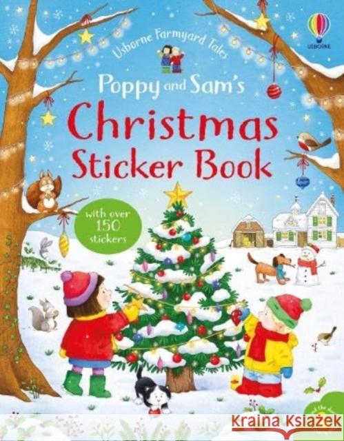 Poppy and Sam's Christmas Sticker Book Kate Nolan 9781805314615 Usborne Publishing Ltd