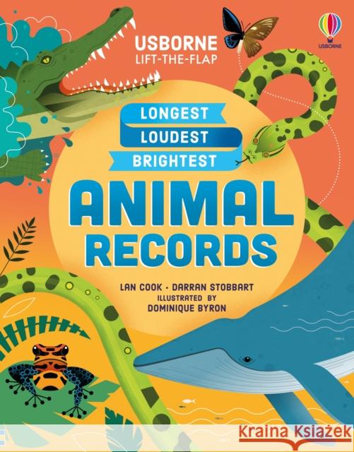 Animal Records Lan Cook 9781805315582 Usborne Publishing Ltd