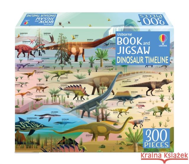 Book and Jigsaw Dinosaur Timeline Rachel Firth 9781805315865