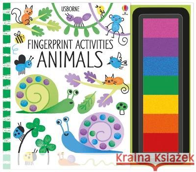 Fingerprint Activities Animals Fiona Watt Erica Harrison 9781805317548 Usborne Books