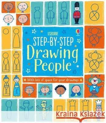 Step-By-Step Drawing People Fiona Watt Candice Whatmore 9781805318408 Usborne Books