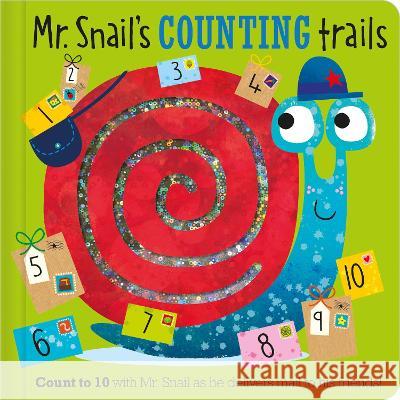 Finger Trails Mr Snail's Counting Trails Rosie Greening Stuart Lynch  9781805441359