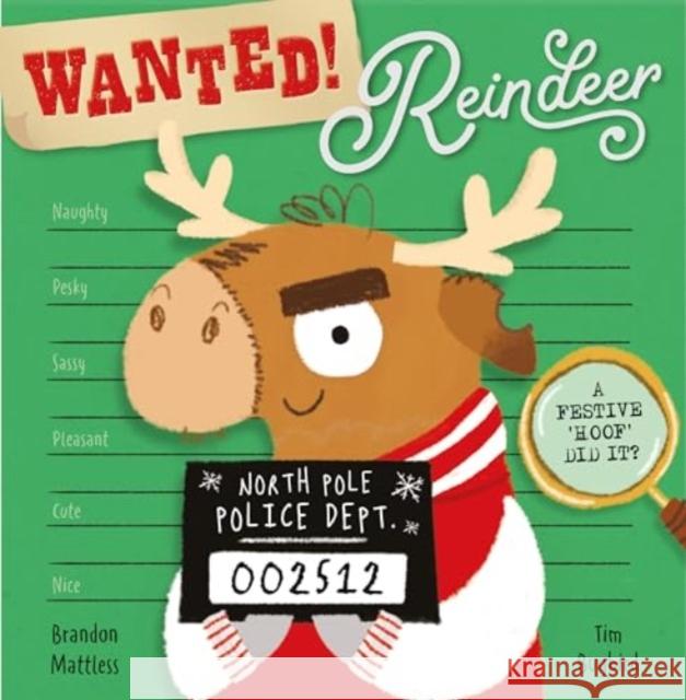 Wanted! Reindeer Tim Bugbird 9781805441724 Make Believe Ideas