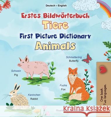 First Picture Dictionary - Animals (German English Bilingual Children's Book) Kidkiddos Books 9781834163109