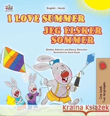 I Love Summer (English Norwegian Bilingual Children's Book) Shelley Admont Danny Shmuilov Kidkiddos Books 9781834164304 Kidkiddos Books Ltd.