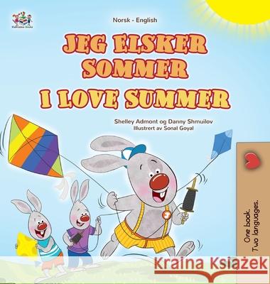 I Love Summer (Norwegian English Bilingual Children's Book) Shelley Admont Danny Shmuilov Kidkiddos Books 9781834164366 Kidkiddos Books Ltd.