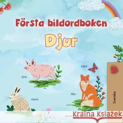 First Picture Dictionary - Animals (Swedish Children's Book) Kidkiddos Books 9781834167688 Kidkiddos Books Ltd.