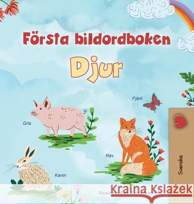 First Picture Dictionary - Animals (Swedish Children's Book) Kidkiddos Books 9781834167695 Kidkiddos Books Ltd.