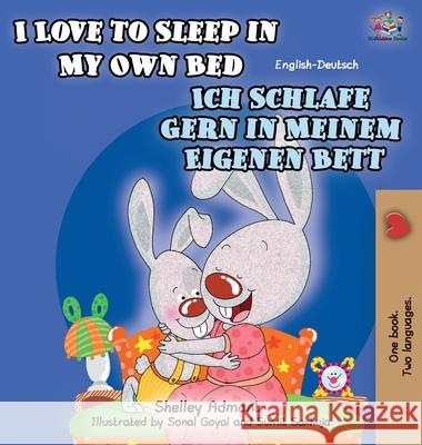 I Love to Sleep in My Own Bed (English German Bilingual children's book) Shelley Admont Kidkiddos Books Tess Parthum 9781834168937 Kidkiddos Books Ltd.