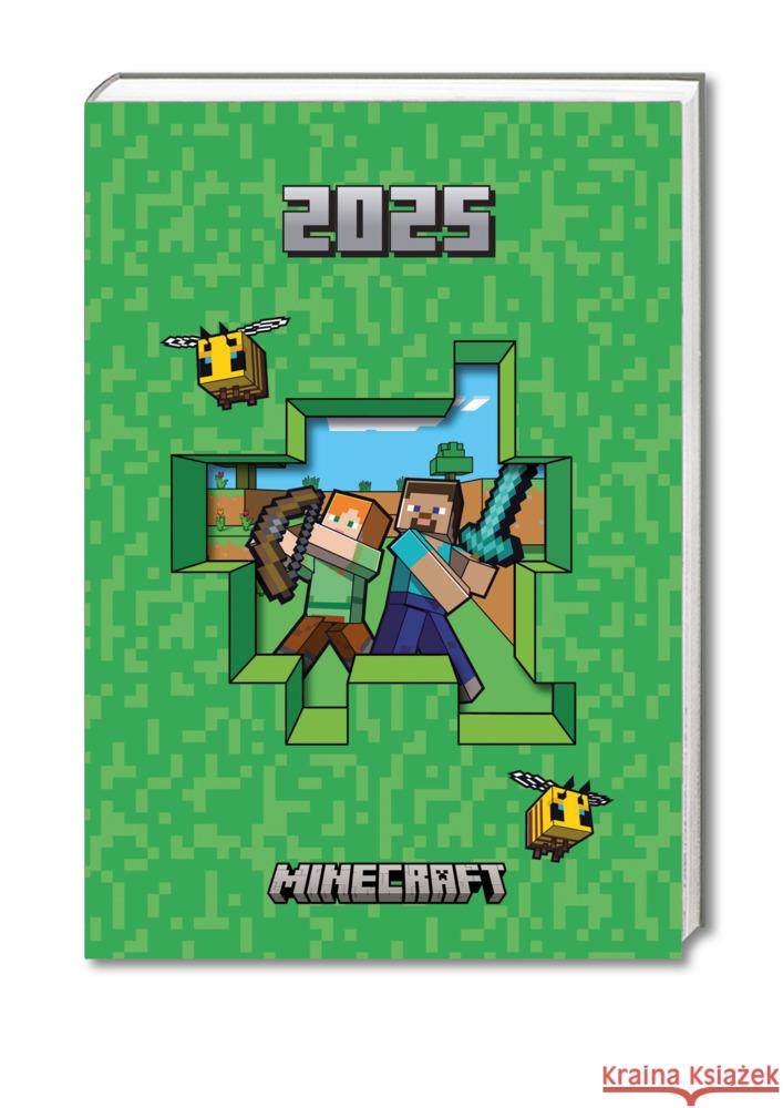 Minecraft - A5-Tischkalender 2025 Danilo Promotion Ltd 9781835272107 Flechsig