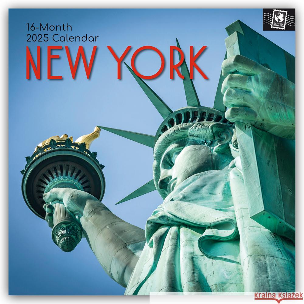 New York 2025 - 16-Monatskalender Gifted Stationery Co. Ltd 9781835361382