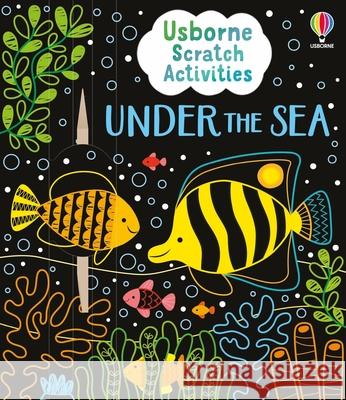 Usborne Scratch Activities Under the Sea Rosie Dickins Klara Hawkins 9781835405734 Usborne Books