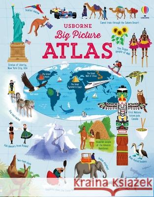 Big Picture Atlas Emily Bone Daniel Taylor 9781835405826 Usborne Books